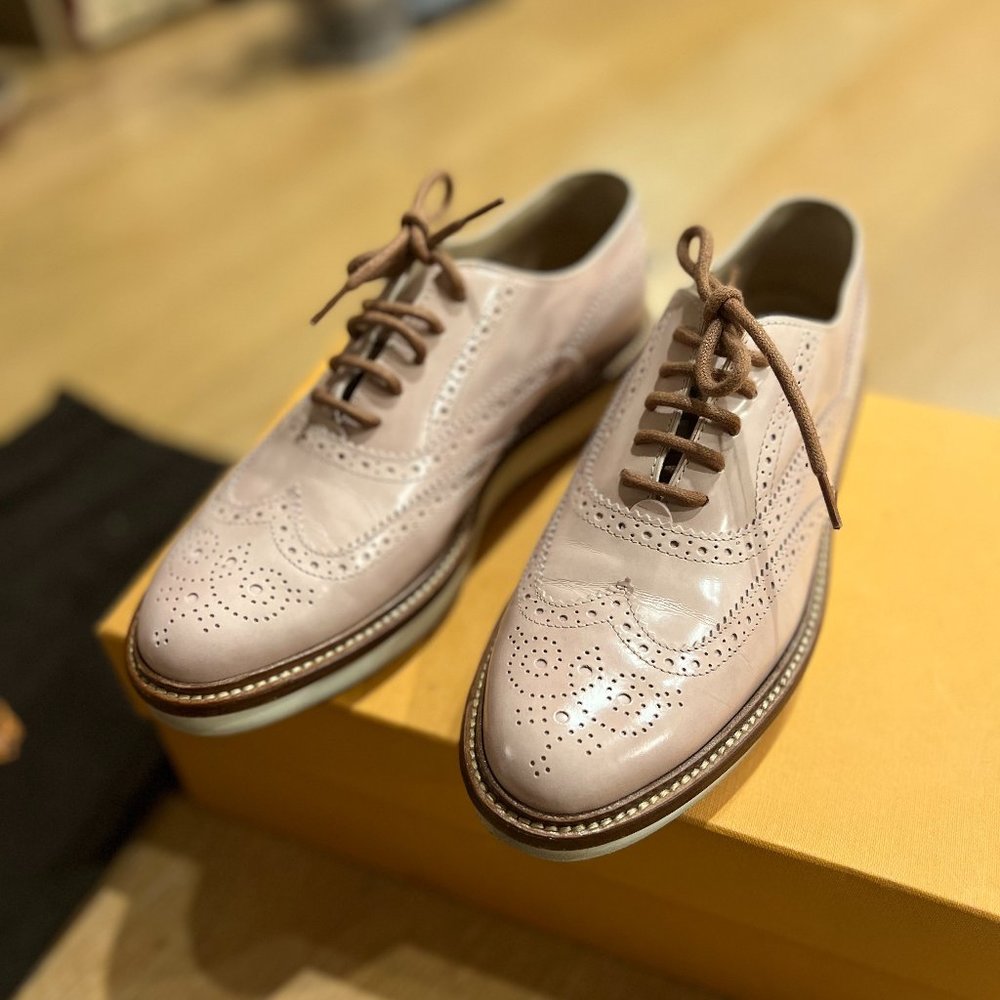 Tod's Oxford Gomma Francesina Bucature (rose) -